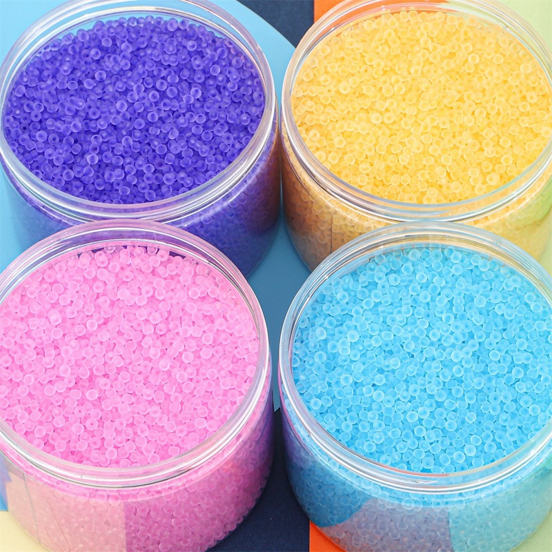 High Quality 2/3/4mm Transparent Frosted Rice Beads Handmade Diy Material Beaded Bracelet