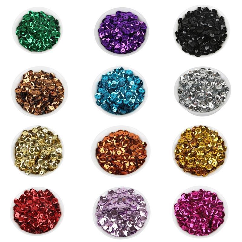 Silver-backed Color-plated Sequins, Sequin Diy Hand-sewn Loose Beads, Jewelry, Clothing