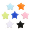 10mm Acrylic Solid Color Five-pointed Star Beads Scattered Handmade Diy Bracelet Necklace