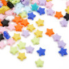10mm Acrylic Solid Color Five-pointed Star Beads Scattered Handmade Diy Bracelet Necklace