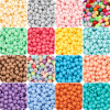 3/4mm Solid Color Acrylic Round Beads Children Diy Handmade Bracelet Material Accessories