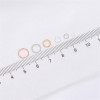 Color-preserving Open Ring 18k Gold, Silver and Platinum Single O C Connecting Diy