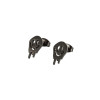 European and American Fashion New Stainless Steel Halloween Ghost Earrings Ins Funny