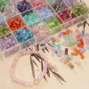 Glass Smudged Gold Bamboo Beads Loose Beading Material Bracelet Necklace Diy Accessories