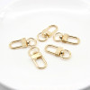 Door Buckle Alloy Keychain Doll Plush Toy Bracelet Bag Electroplating Direct Sales