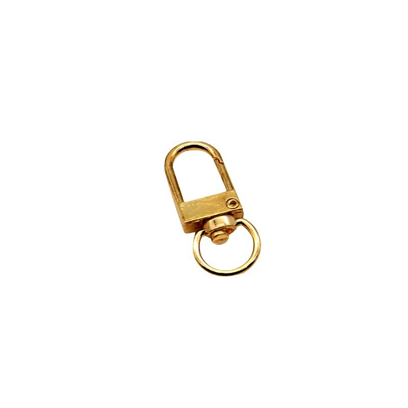 Door Buckle Alloy Keychain Doll Plush Toy Bracelet Bag Electroplating Direct Sales