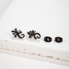 2025 Amazon New Stainless Steel Niche Cold Style Simple Personality Reptile Gecko Ear