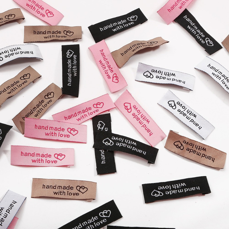 Handmade Labels Fabric Clothing Printing Diy Sewing Craft Accessories Manufacturers