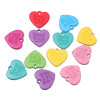 Acrylic English Love Tag Beads Peach Heart Diy Handmade Beaded Necklace Bracelet Material