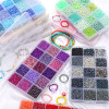8/10/12/15 Grid Set Box Rice Beads Sequins Imitation Pearl Material Diy Handmade Necklace
