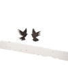 New Punk Style Series Hollow Eagle Earrings Personalized Retro Stainless Steel Bird