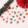 Christmas Series Resin New Hot Selling Santa Claus Tree Snowflake Diy Ornaments
