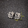 European and American Jewelry Stainless Steel Simple Women's Cartoon Cute Little Animals