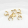 Leaf Melon Seed Buckle Alloy New Necklace Pendant Clip Jewelry Accessories