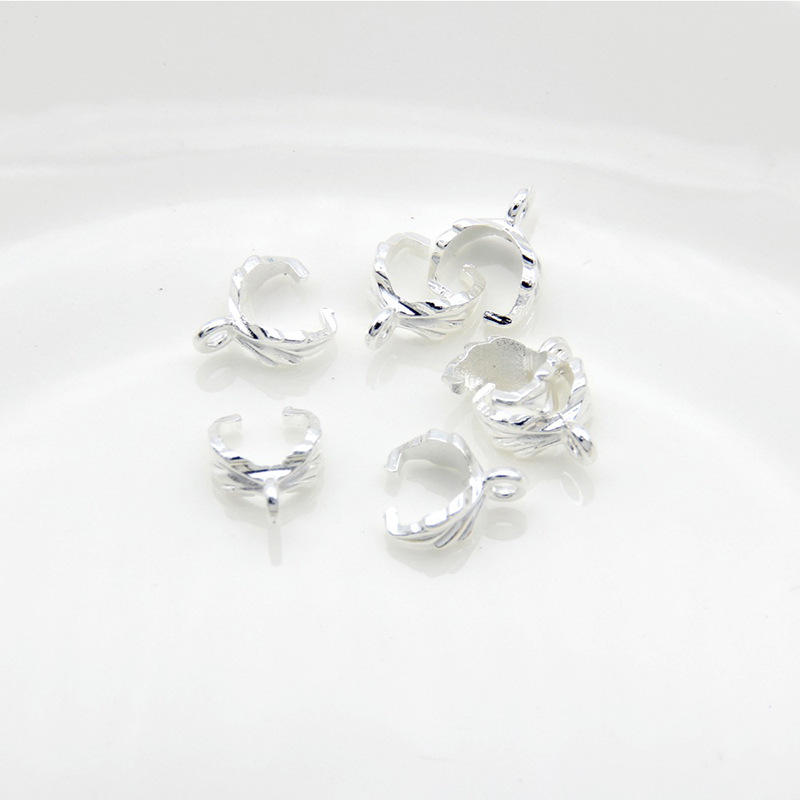 Leaf Melon Seed Buckle Alloy New Necklace Pendant Clip Jewelry Accessories
