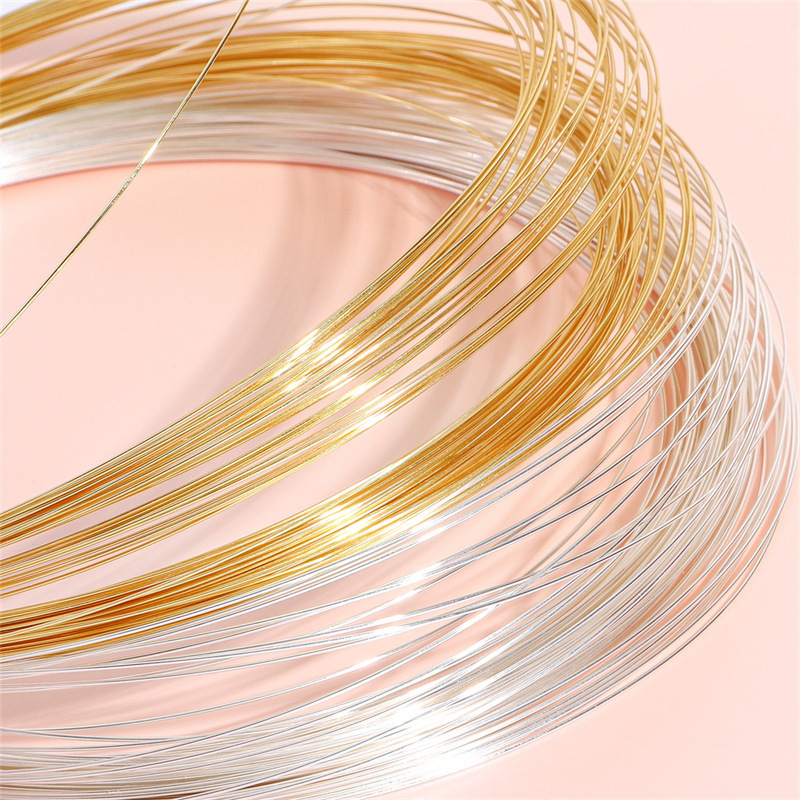 Color-preserving 14k Gold-coated Silver-coated Semi-hard Wire Copper Soft Modeling