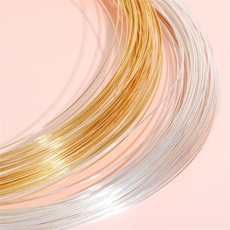 Color-preserving 14k Gold-coated Silver-coated Semi-hard Wire Copper Soft Modeling