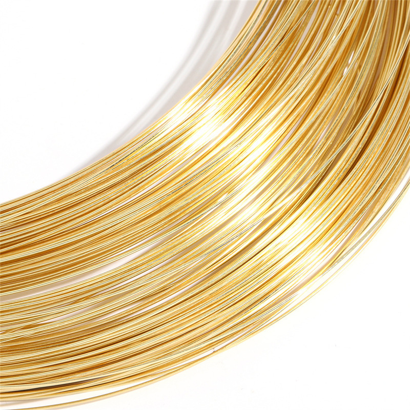 Color-preserving 14k Gold-coated Silver-coated Semi-hard Wire Copper Soft Modeling