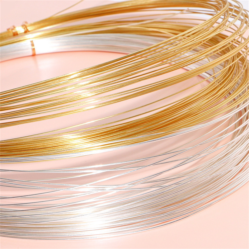 Color-preserving 14k Gold-coated Silver-coated Semi-hard Wire Copper Soft Modeling