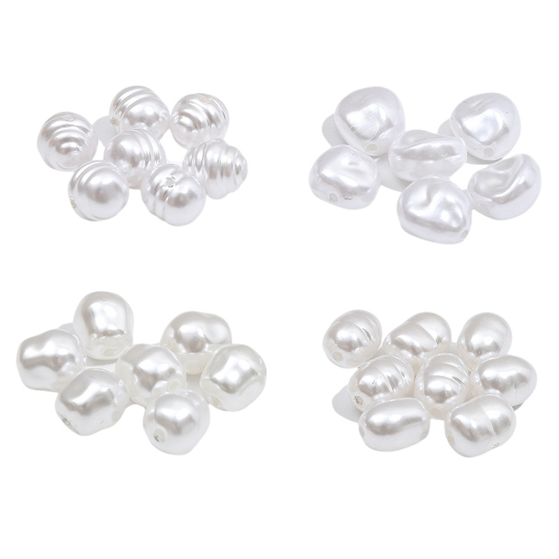 Abs Special-shaped Pearls Loose Beads String Handmade Diy Bracelet Necklace Pendant