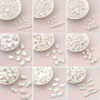 Abs Special-shaped Pearls Loose Beads String Handmade Diy Bracelet Necklace Pendant