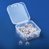 Ear Plugs Transparent Plastic Fixed Ear Stud Bullet Film Ear Diy Ear Accessories