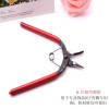 Mini Jewelry Pliers, Curved Nose, Oblique Wire Dipped Plastic Handle, Forged 5-inch