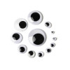 Round Adhesive Black and White Movable Animal Eyes Handmade Diy Children's Toy Materials
