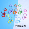Colorful Solid Color 30mm Acrylic Five-pointed Star Flower Plum Shape Diy Jewelry