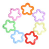 Colorful Solid Color 30mm Acrylic Five-pointed Star Flower Plum Shape Diy Jewelry