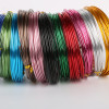 1mm-2.5mm Colorful Round Aluminum Wire Diy Handmade Material Soft Bicycle Crafts Ornaments