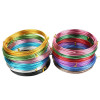 1mm-2.5mm Colorful Round Aluminum Wire Diy Handmade Material Soft Bicycle Crafts Ornaments