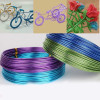 1mm-2.5mm Colorful Round Aluminum Wire Diy Handmade Material Soft Bicycle Crafts Ornaments