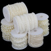 Large Roll Semicircle Pearls Double Line Beads Row Wedding Bead Chain Abs Pearl Diy