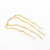 Four-tooth Small Wavy Hairpin Hair Comb Main Material Handmade Diy Step-shape Tassel