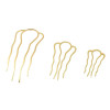 Four-tooth Small Wavy Hairpin Hair Comb Main Material Handmade Diy Step-shape Tassel