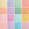 Super Quality 2/3/4mm Mineral Solid Color Frosted Glass Rice Beads Handmade Diy Ring