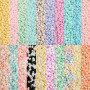 Super Quality 2/3/4mm Mineral Solid Color Frosted Glass Rice Beads Handmade Diy Ring