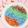 8-12mm Color Resin Imitation Cat Eye Round Beads Diy Handmade Beading Material Bracelet