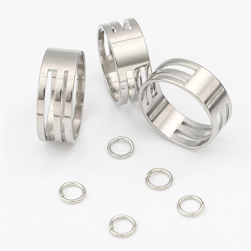 Stainless Steel Ring Auxiliary Opening and Closing Tool Opener Handmade Diy Material