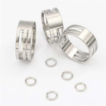 Stainless Steel Ring Auxiliary Opening and Closing Tool Opener Handmade Diy Material
