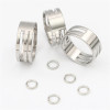 Stainless Steel Ring Auxiliary Opening and Closing Tool Opener Handmade Diy Material