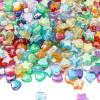 Handmade Beading Diy Accessories Transparent Color Plated Ab Five-pointed Stars Love