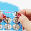 Xingshi Brand Hidden Buckle Clothing Accessories Iron Snaps Black and White Metal