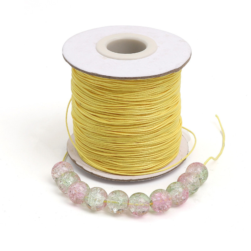0.5mm Diy Jewelry Wire Material Korean Wax Wax Rope Imitation Leather Beaded Necklace