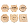Solid Wood Bead Display Plate Pine Color Bracelet Ornament Jewelry Stand Creative