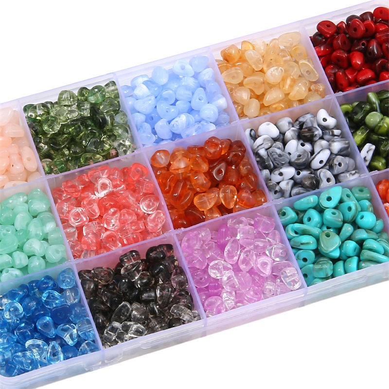 5-8mm Acrylic Irregular Blooming Gravel Beads Diy Handmade Imitation Natural Loose