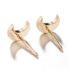 18k Gold Electroplated Stainless Steel Geometric Simple Earrings Ins Women's Mini Small