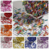 2*7mm Silver-filled Tube Beads, Glass Rice Handmade Diy Jewelry Accessories for Clothing