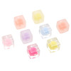 Transparent Frosted Acrylic Square Beads Loose Diy Handmade Beaded Bracelet Necklace